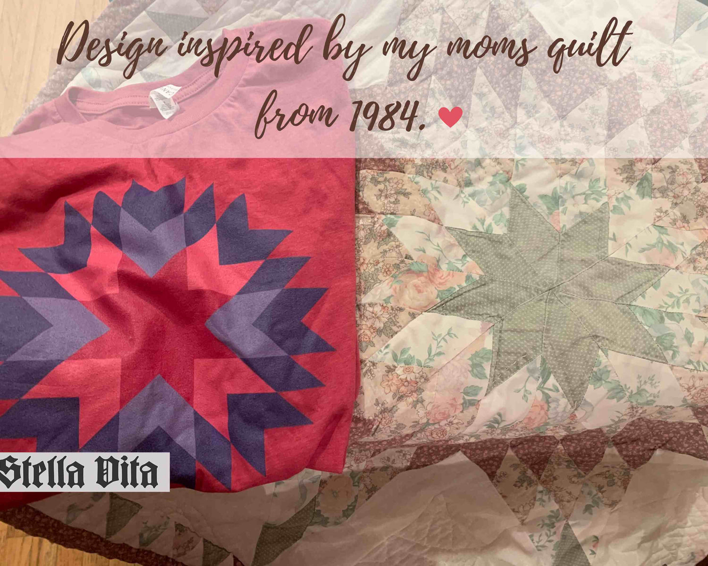 a close up of a quilt on a table