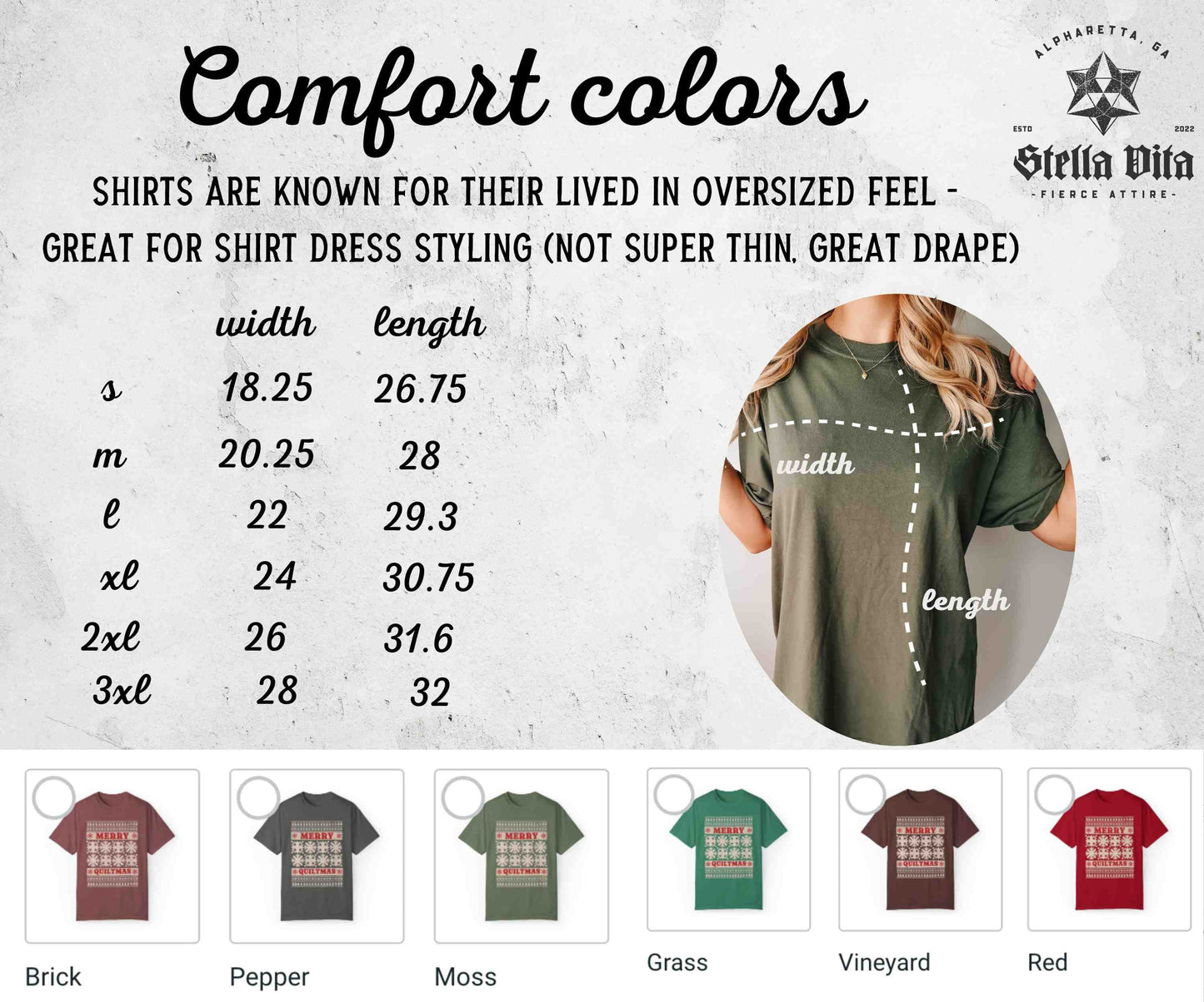 Merry Quiltmas Christmas Quilt Comfort Colors T-Shirt