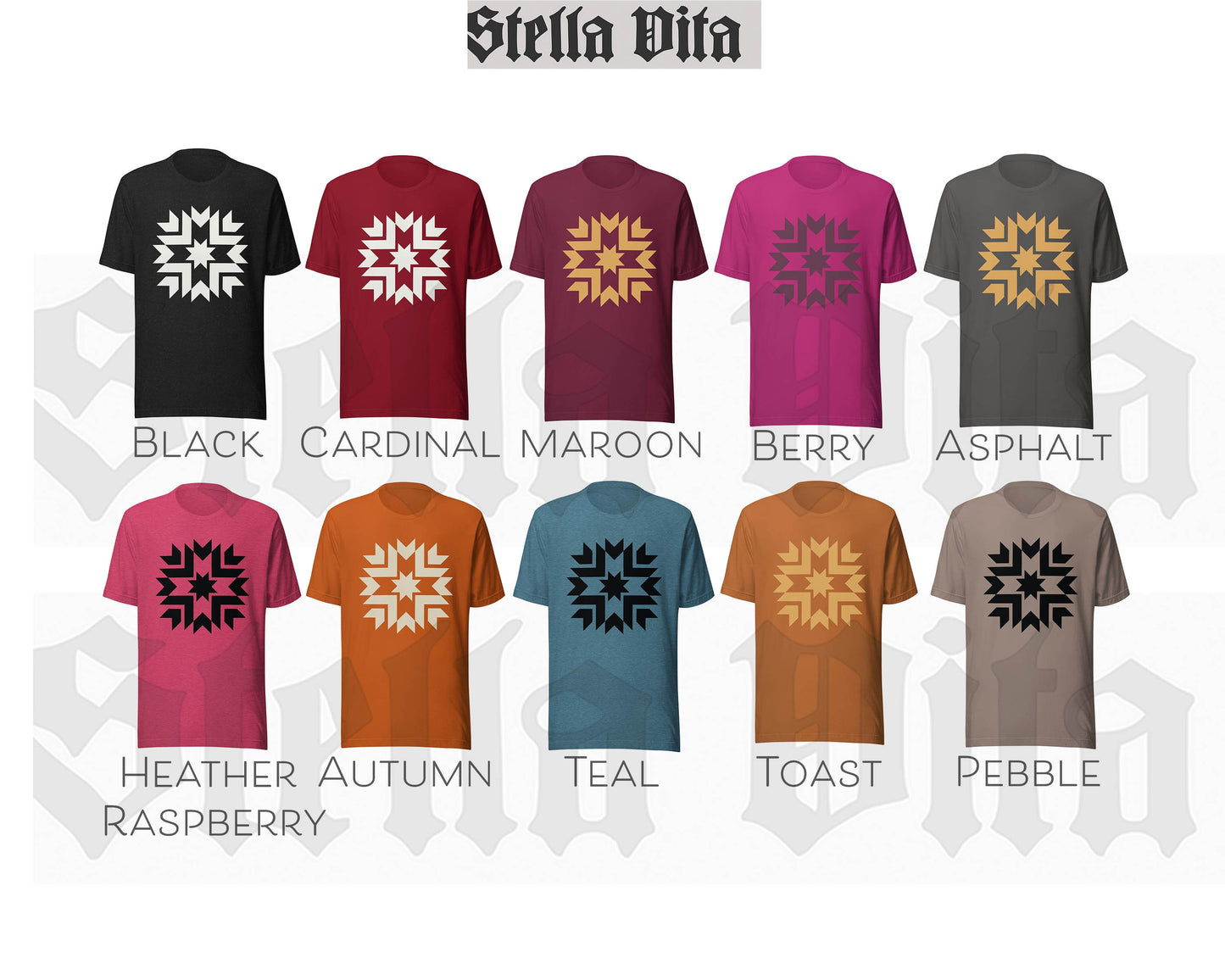 Modern Minimalist Quilt Block T-Shirt