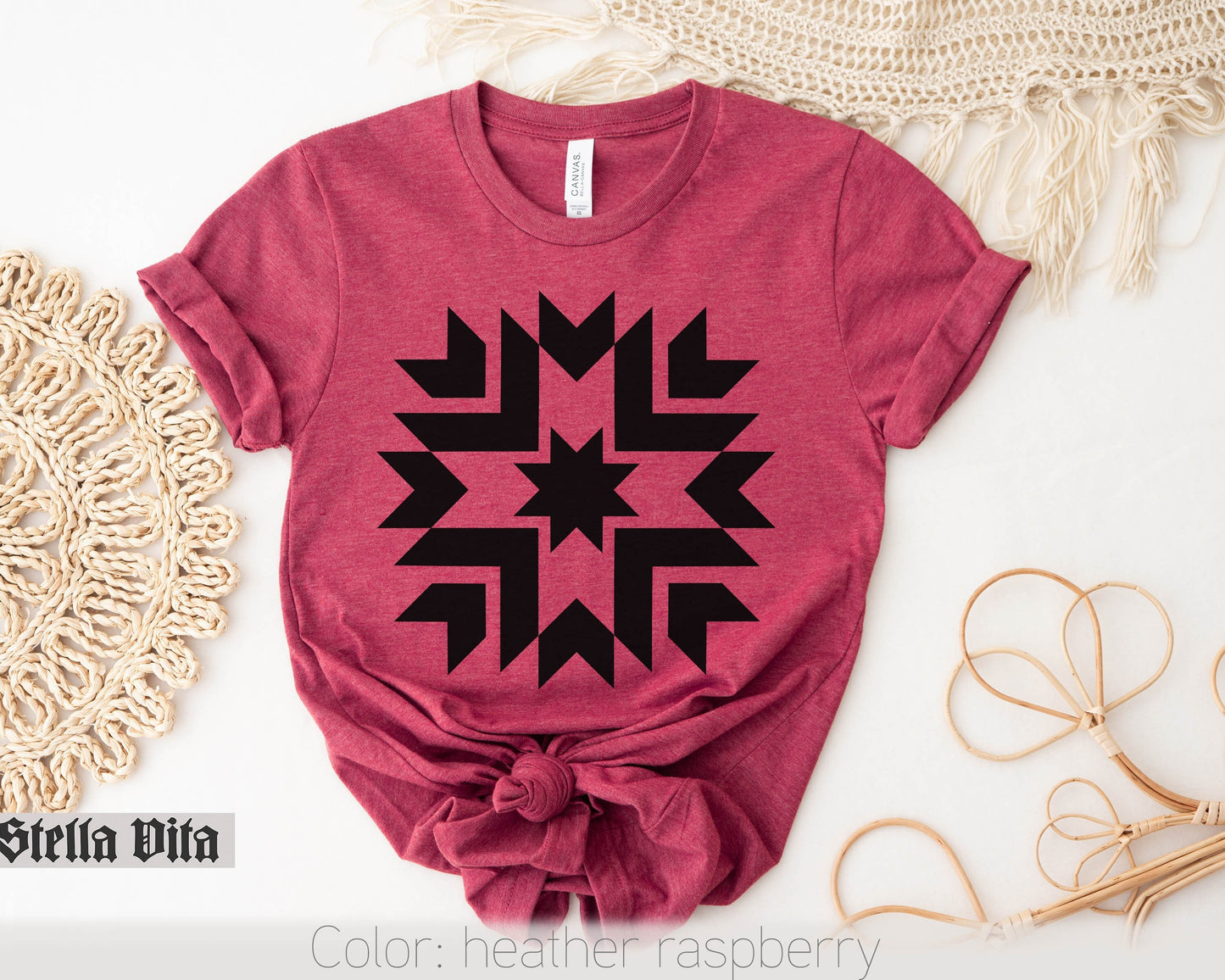 Modern Minimalist Quilt Block T-Shirt