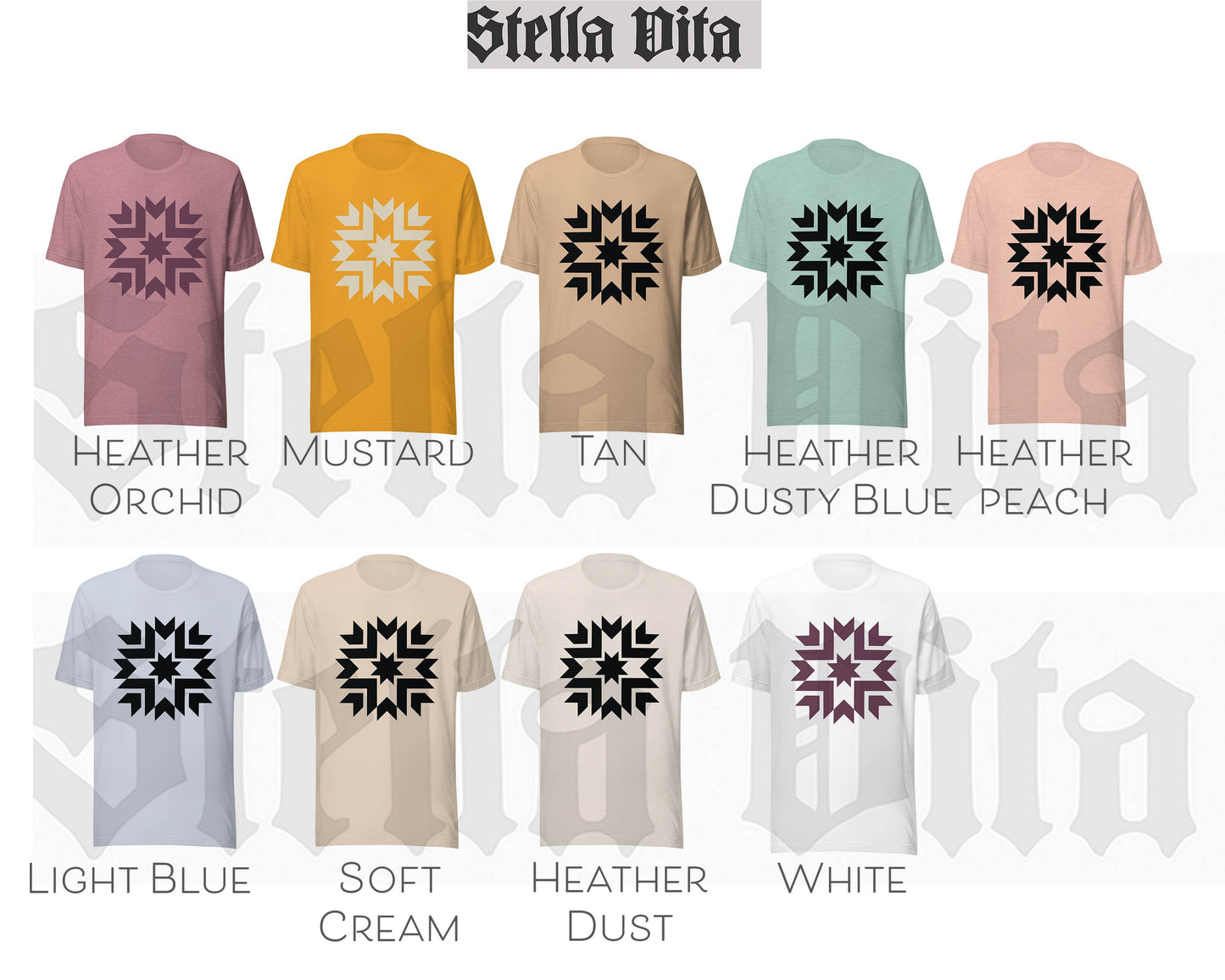 Modern Minimalist Quilt Block T-Shirt