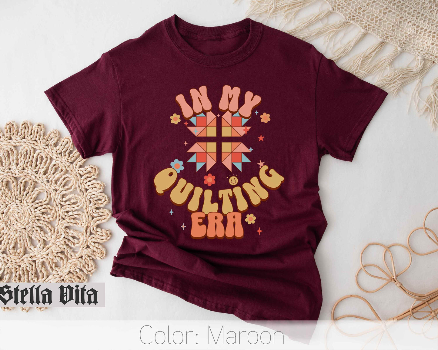 In My Quilting Era Funny Quilt T-Shirt