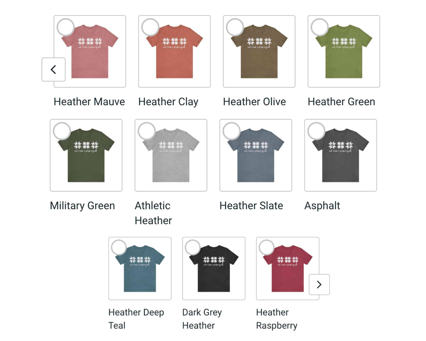 Cut Sew Press Quilt T-Shirt