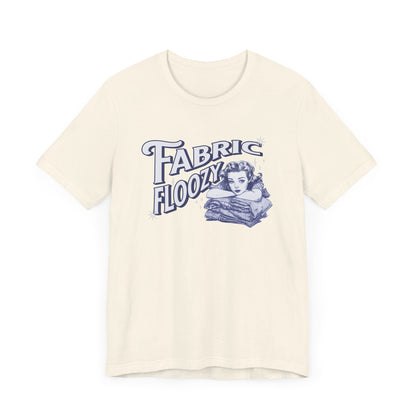Fabric Floozy Quilter T-Shirt - Funny Retro Graphic Tee for Quilting Lovers