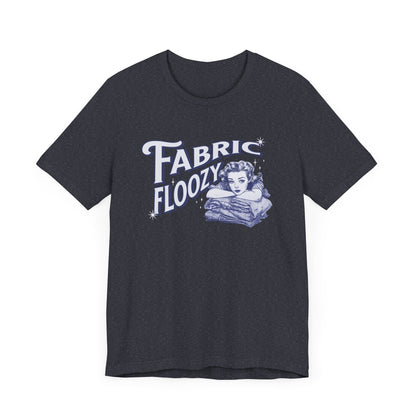 Fabric Floozy Quilter T-Shirt - Funny Retro Graphic Tee for Quilting Lovers