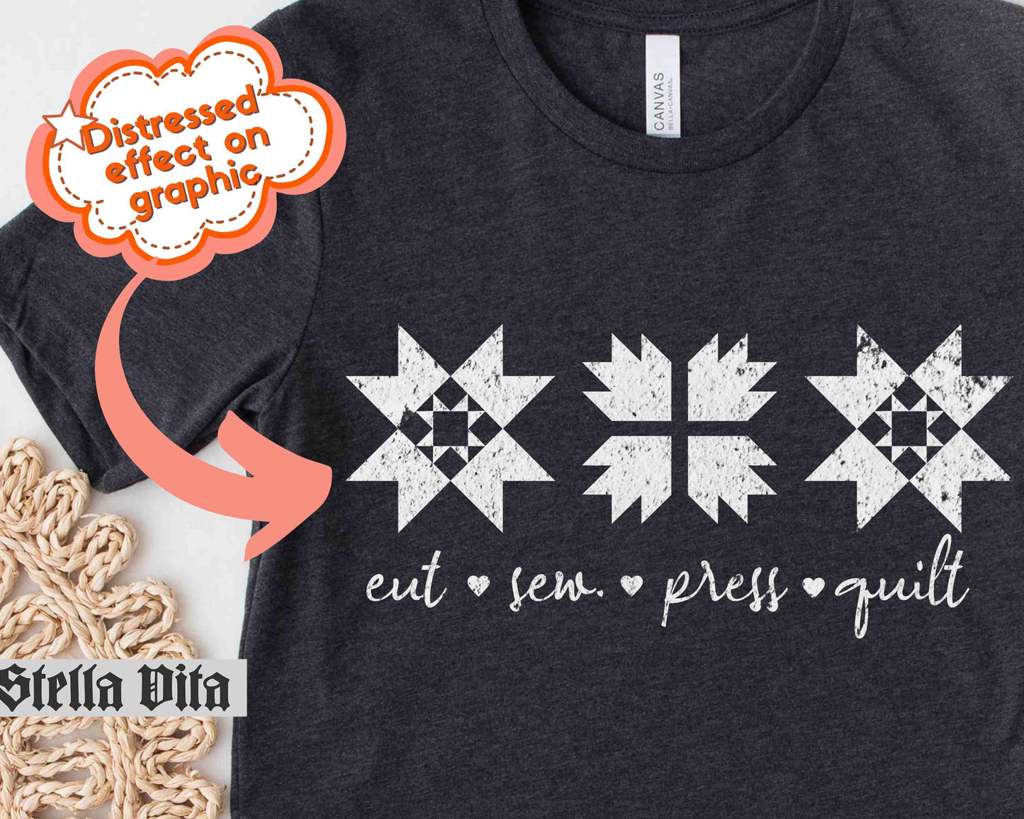 a t - shirt with the words eat less perk guilt on it
