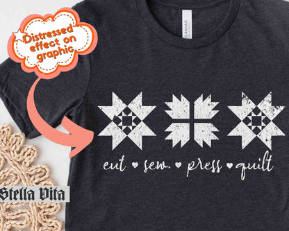 a t - shirt with the words eat less perk guilt on it