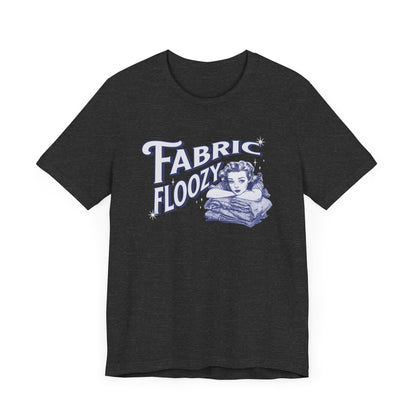 Fabric Floozy Quilter T-Shirt - Funny Retro Graphic Tee for Quilting Lovers