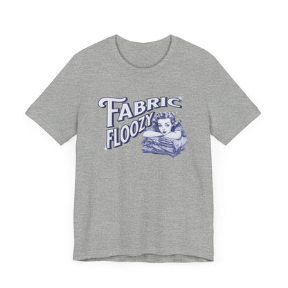 Fabric Floozy Quilter T-Shirt - Funny Retro Graphic Tee for Quilting Lovers