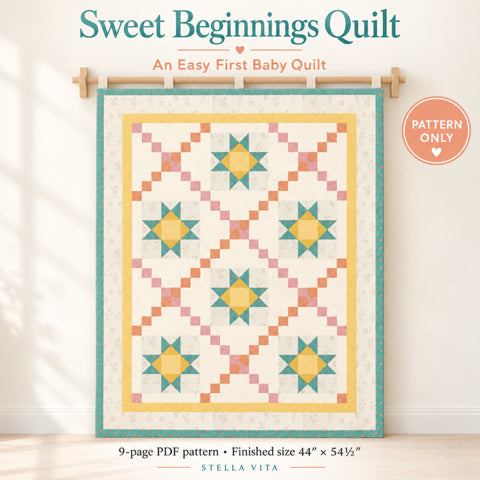 Sweet Beginnings Quilt Pattern - PDF Download