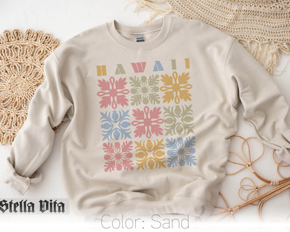 Hawaii Quilt Block Sweatshirt
