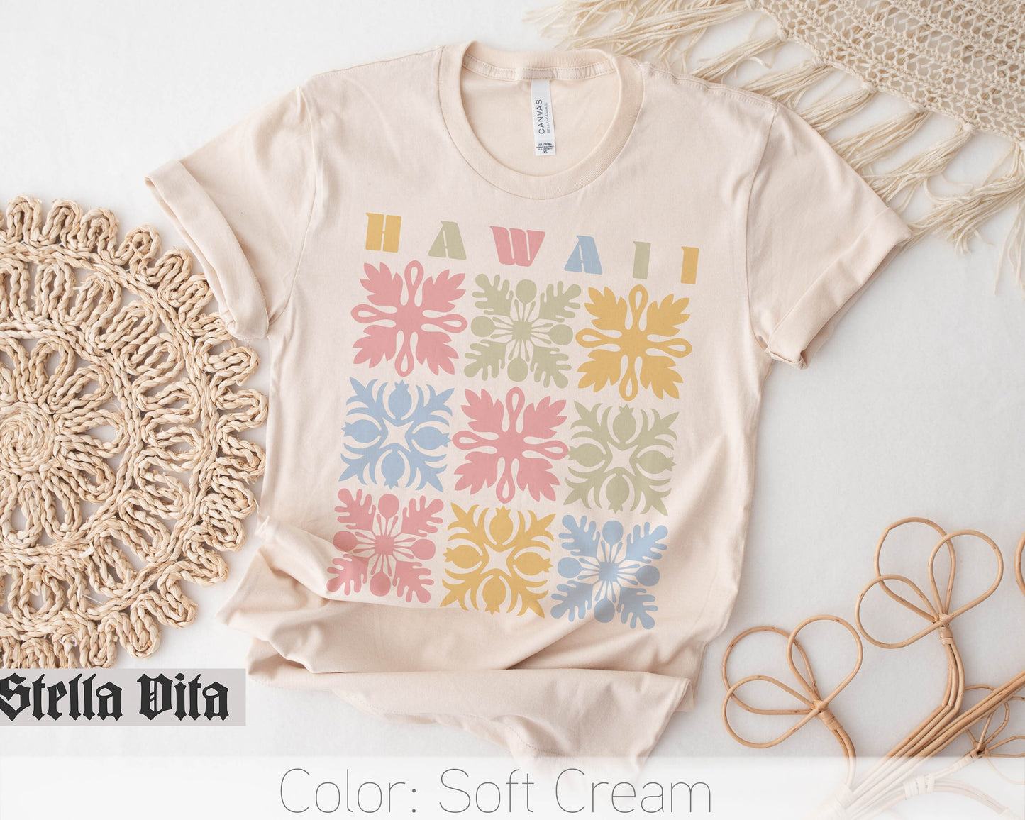 Hawaii Quilt Block T-Shirt