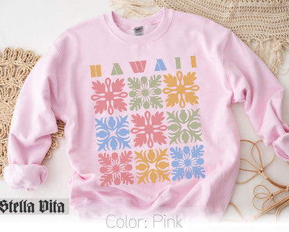 Hawaii Quilt Block Sweatshirt
