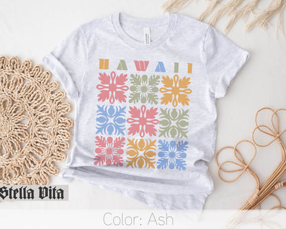 Hawaii Quilt Block T-Shirt