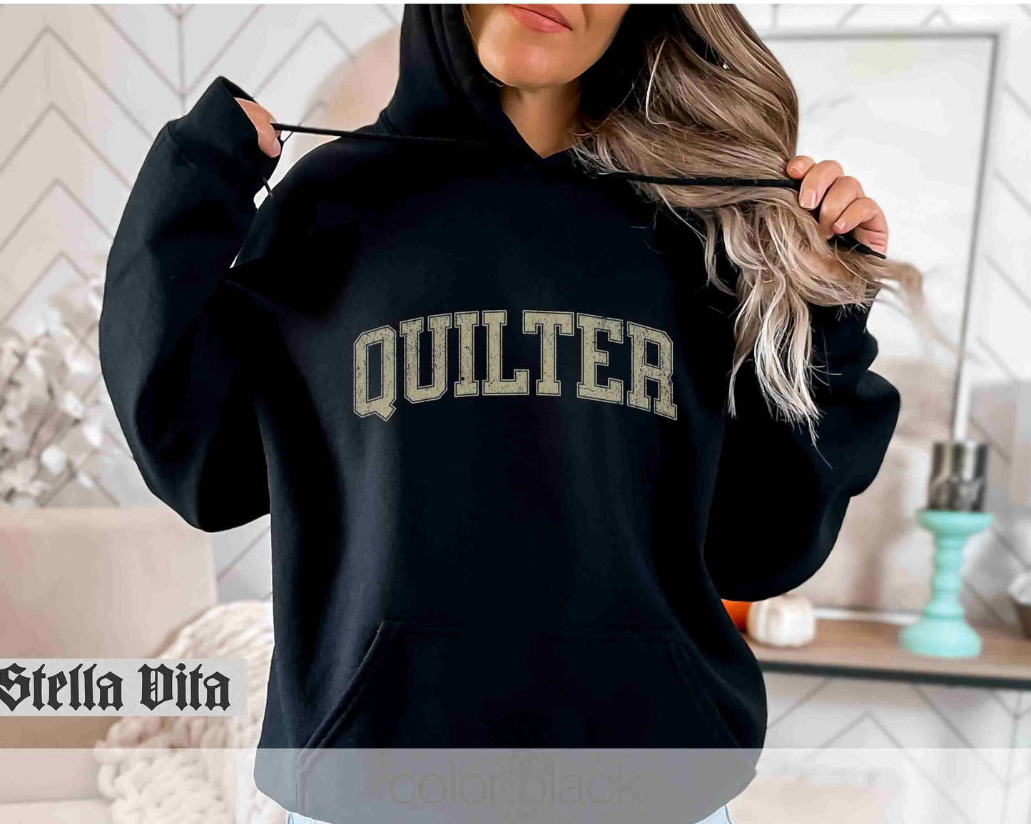 Quilter Hoodie, Quilting Sweatshirt
