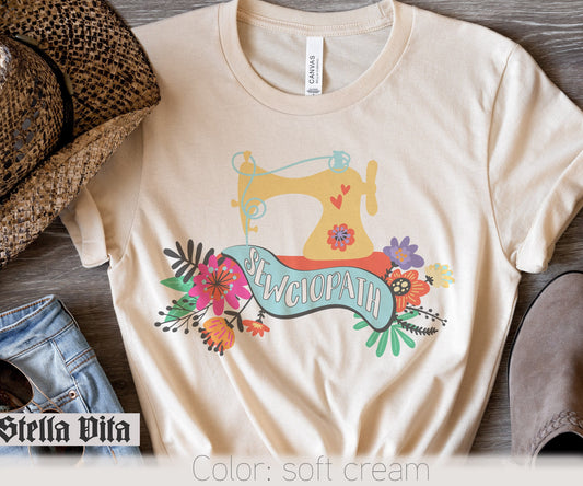 Sewciopath Funny Quilting or Sewing T-Shirt