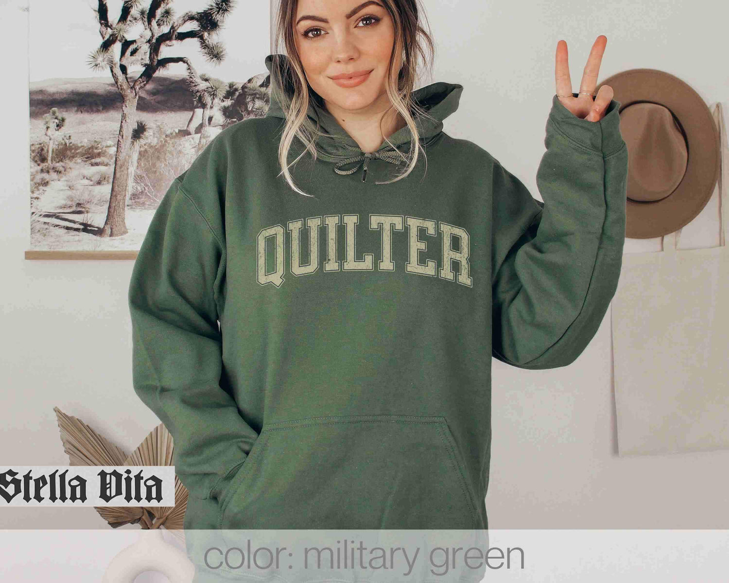Quilter Hoodie, Quilting Sweatshirt